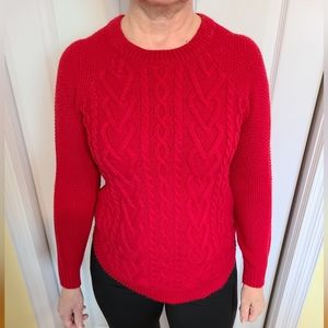🌟Red Knit Sweater Size XS